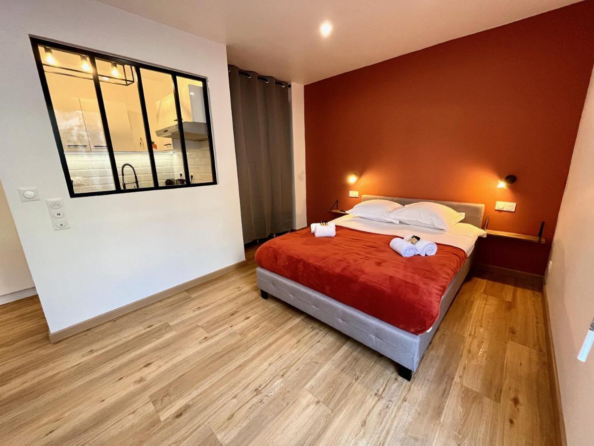 Studio Avec Grande Terrasse Et Parking Privatifs Caen Exterior foto