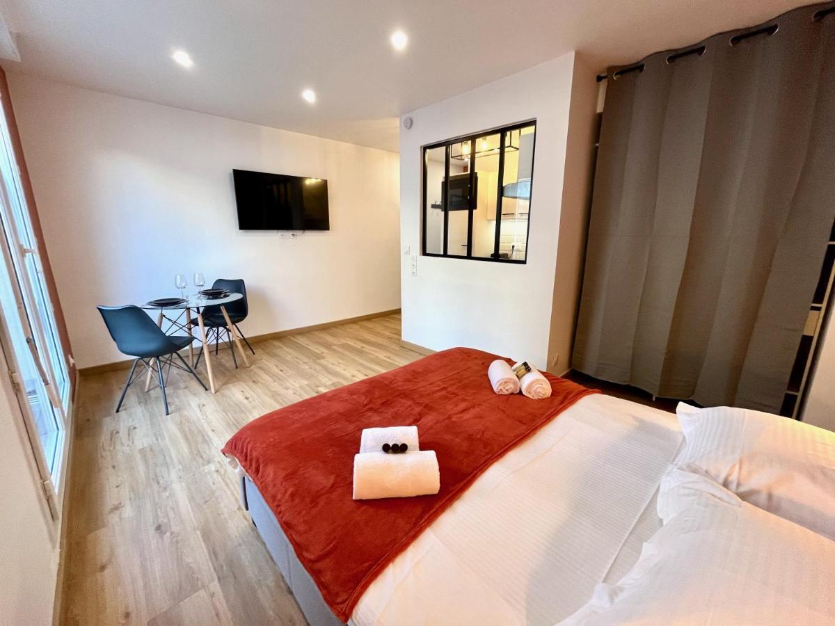 Studio Avec Grande Terrasse Et Parking Privatifs Caen Exterior foto